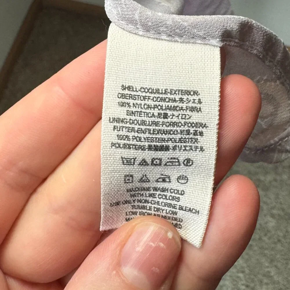 Free People Light Lavender Lacey Tank Top Blouse - Picture 10 of 11